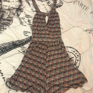 Blue Red & Orange Romper